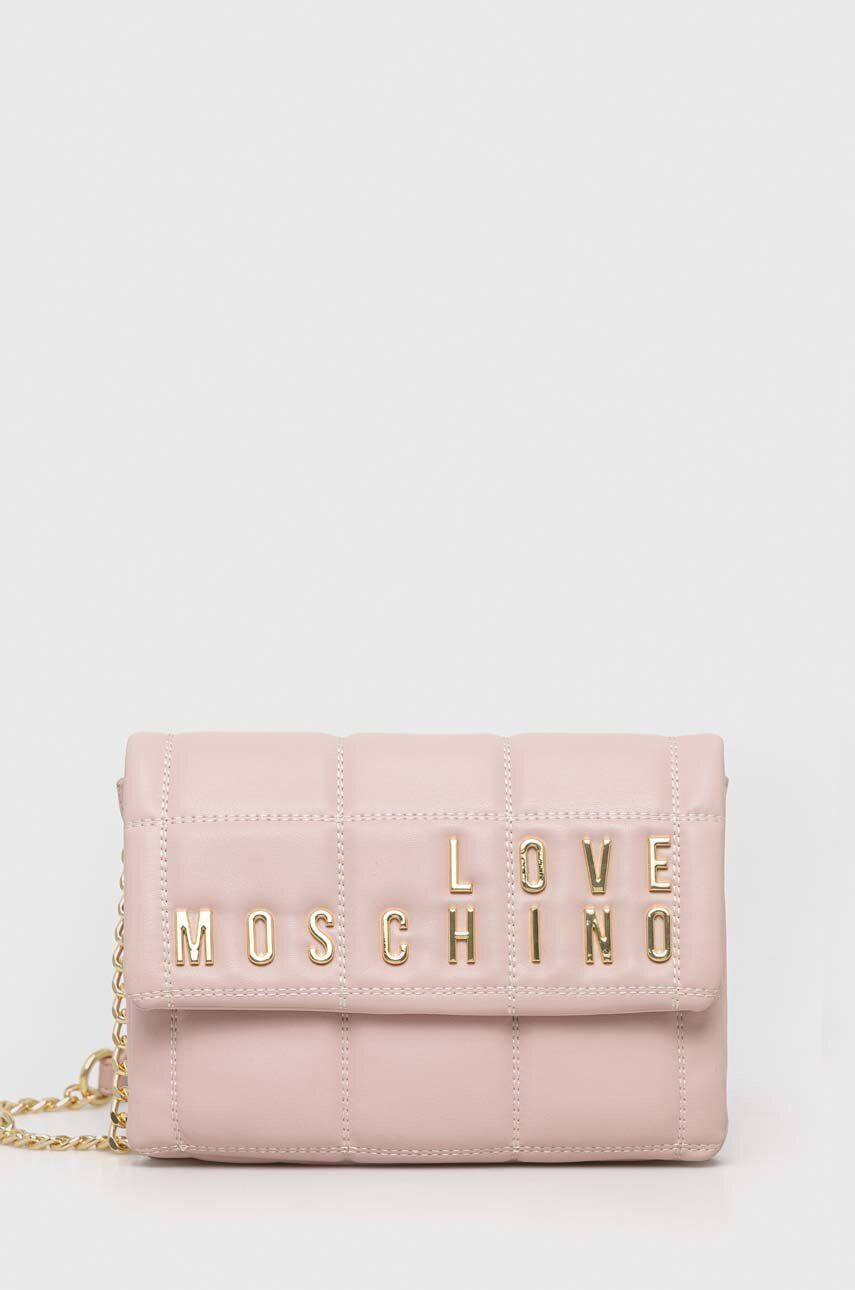 Love Moschino Чанта в розово - Pepit.bg