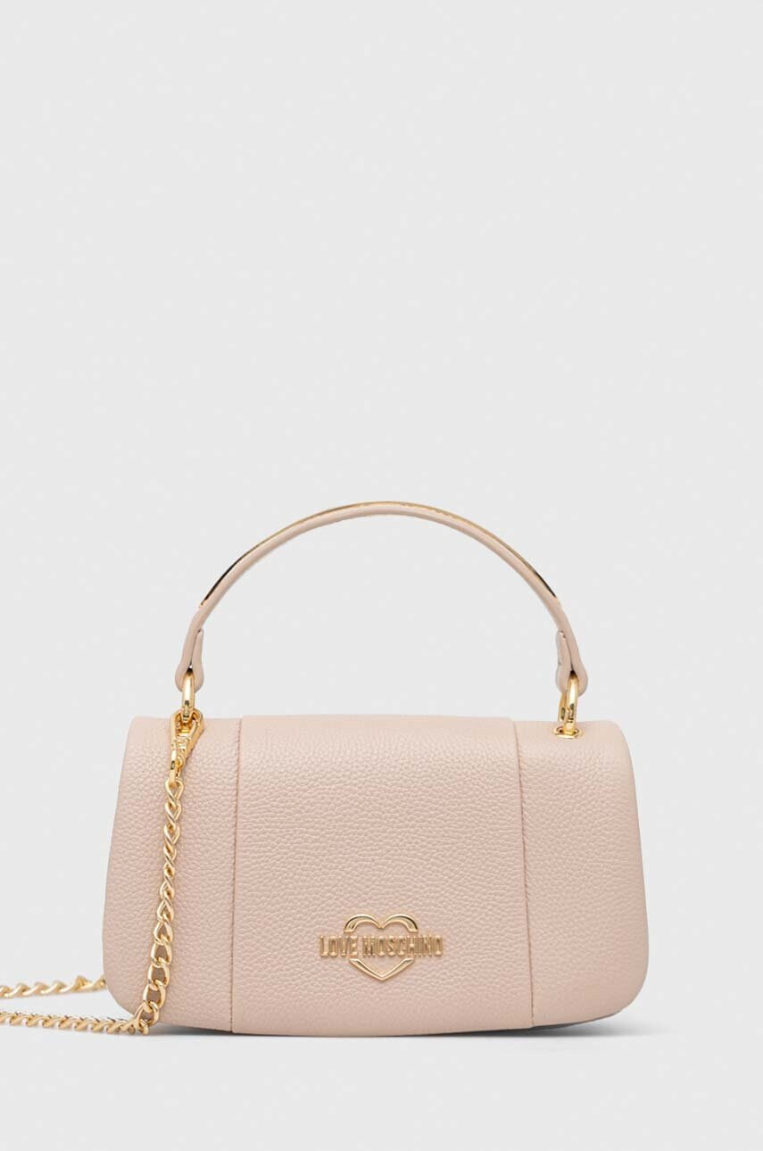 Love Moschino Чанта в бежово - Pepit.bg