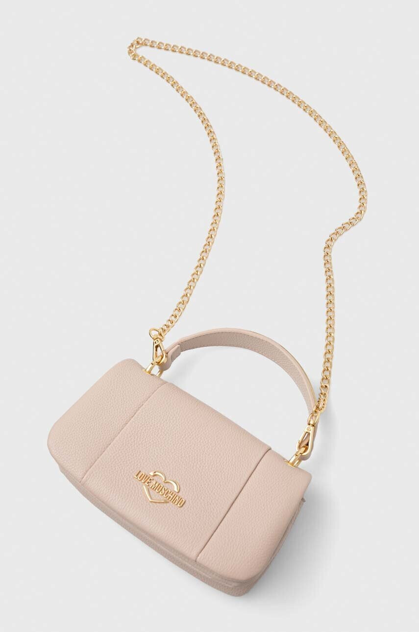 Love Moschino Чанта в бежово - Pepit.bg
