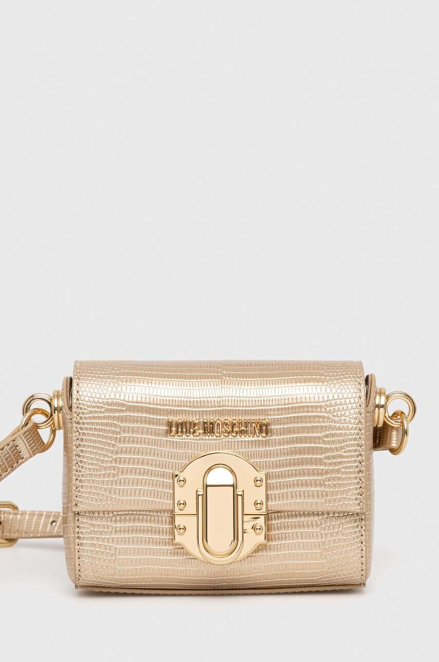 Love Moschino Чанта в златисто - Pepit.bg