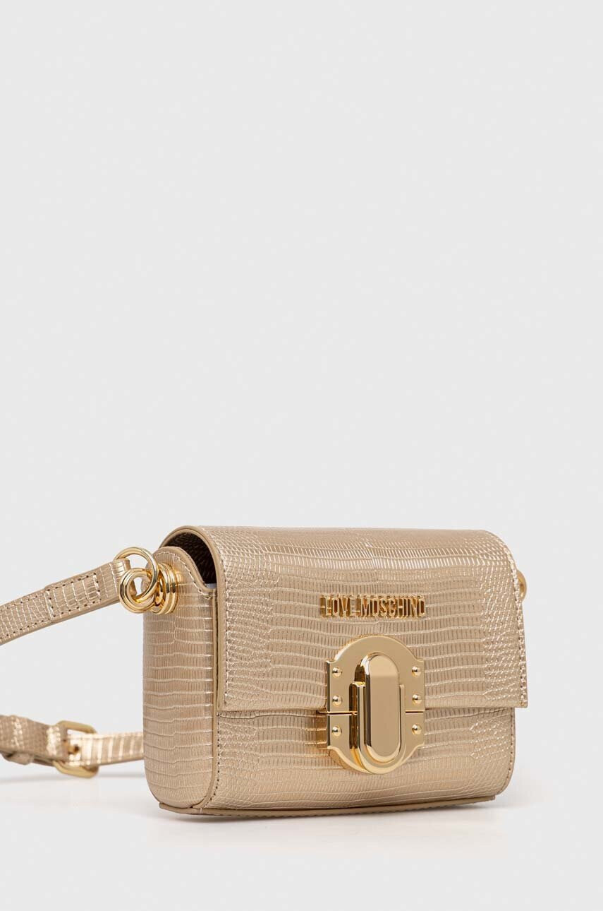 Love Moschino Чанта в златисто - Pepit.bg