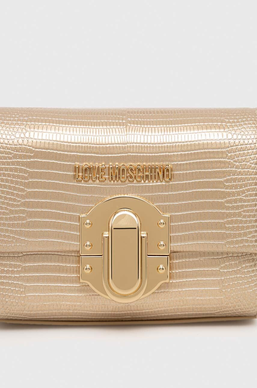 Love Moschino Чанта в златисто - Pepit.bg