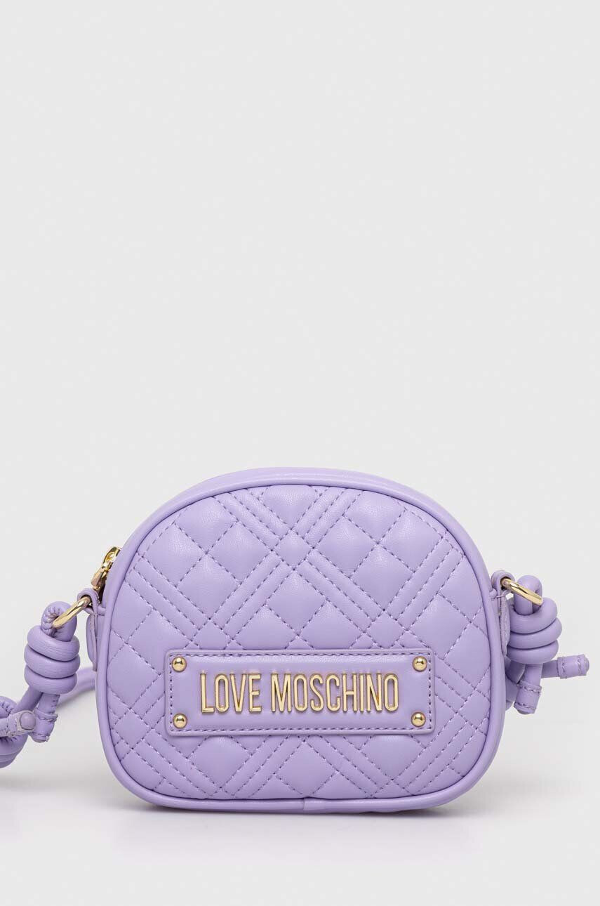 Love Moschino Чанта в лилаво - Pepit.bg