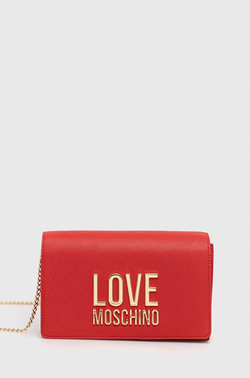 Love Moschino Чанта в червено - Pepit.bg