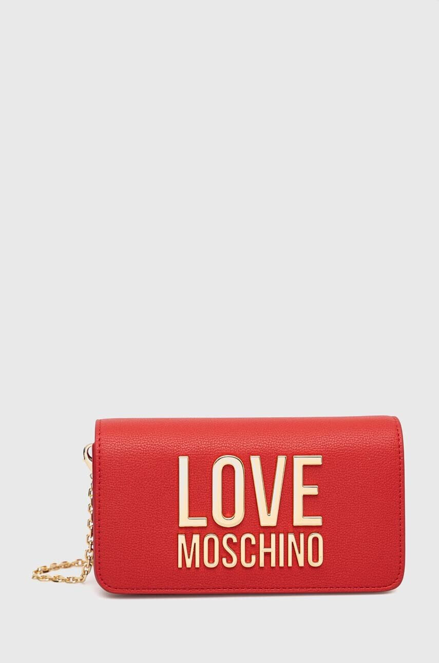 Love Moschino Чанта в червено - Pepit.bg