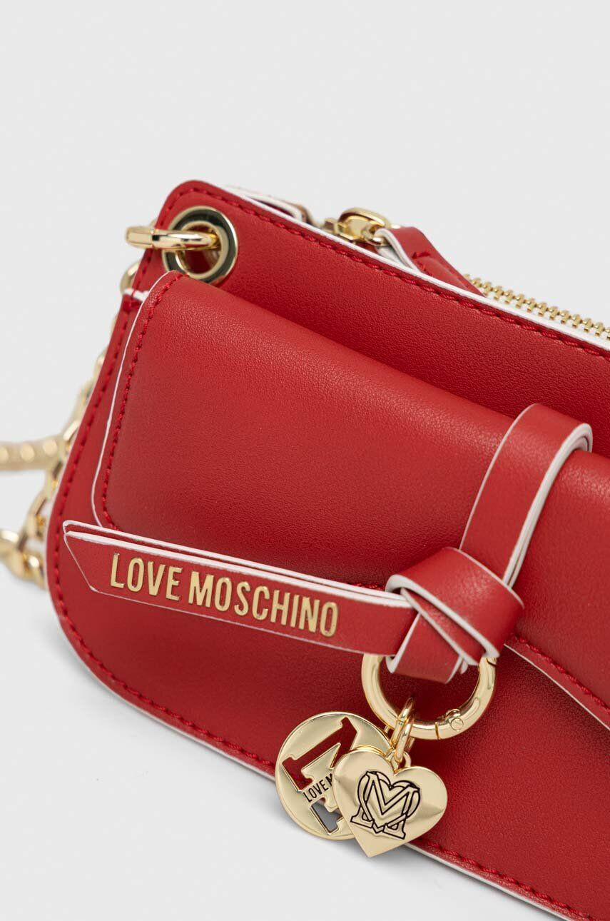 Love Moschino Чанта в червено - Pepit.bg