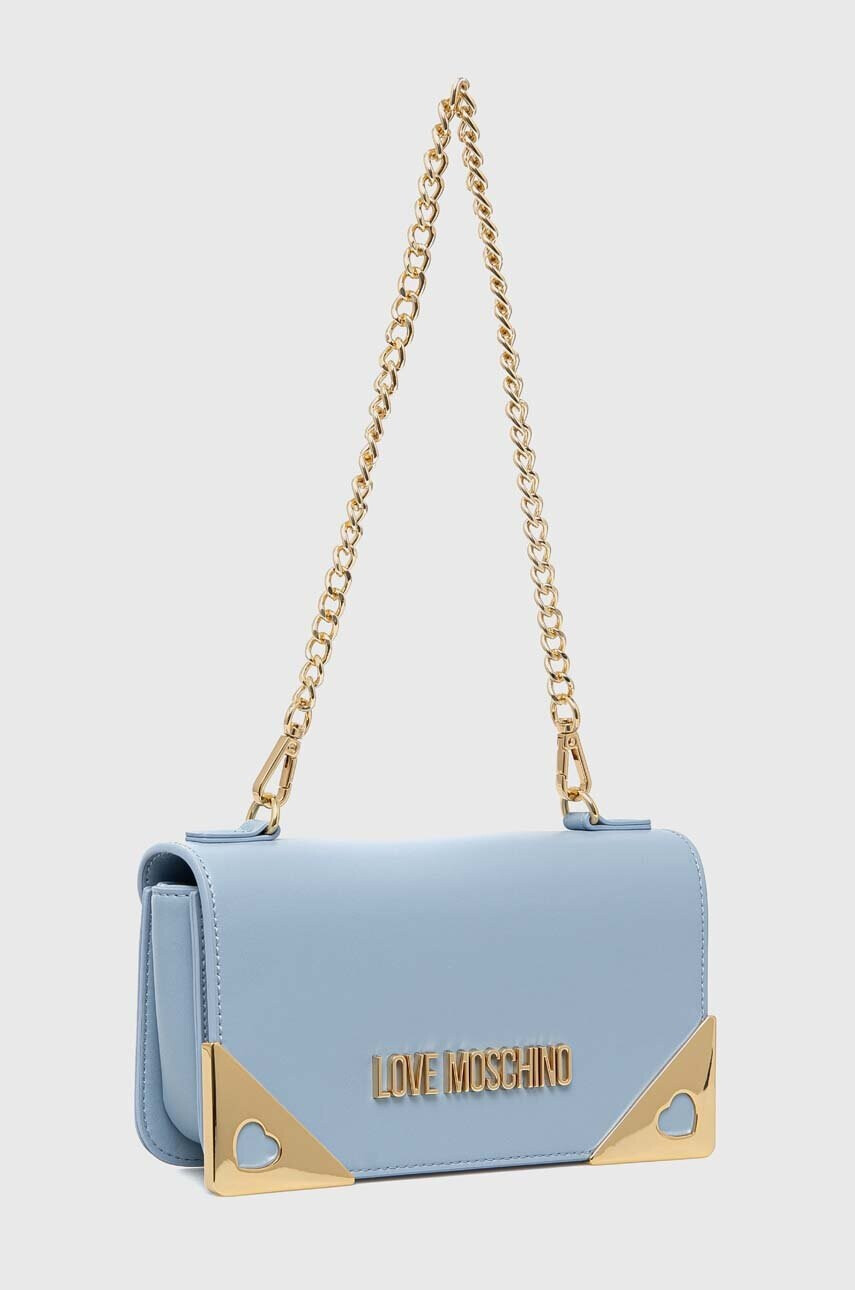 Love Moschino Чанта в синьо - Pepit.bg
