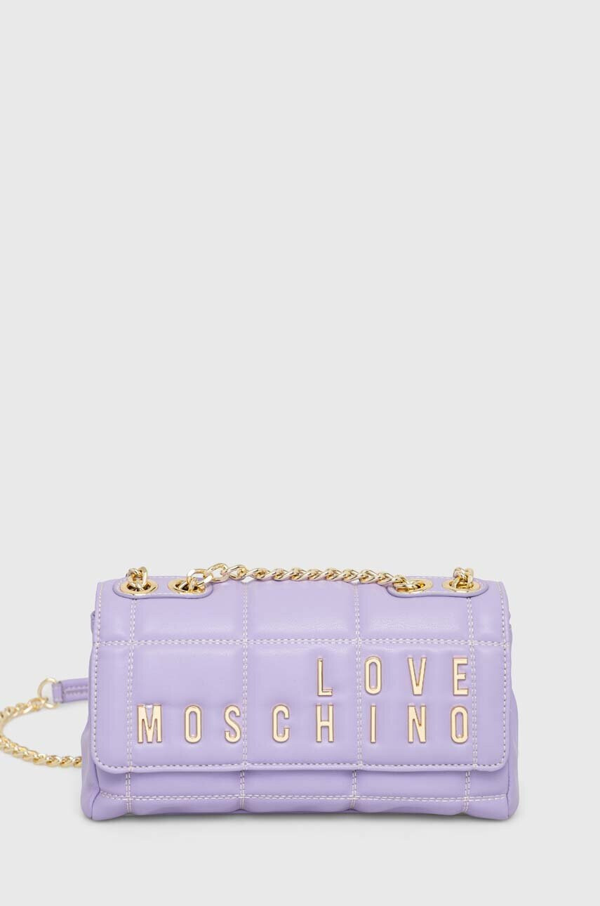 Love Moschino Чанта в лилаво - Pepit.bg