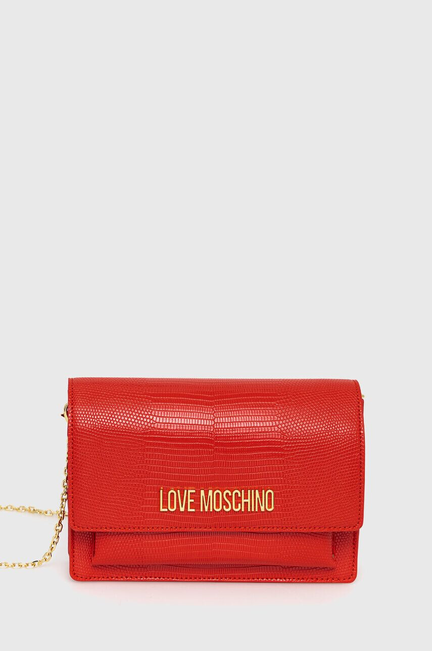 Love Moschino Чанта в червено - Pepit.bg