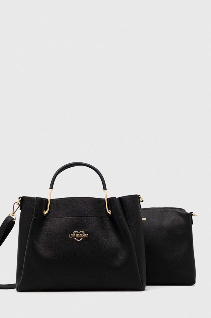 Love Moschino Чанта в черно - Pepit.bg