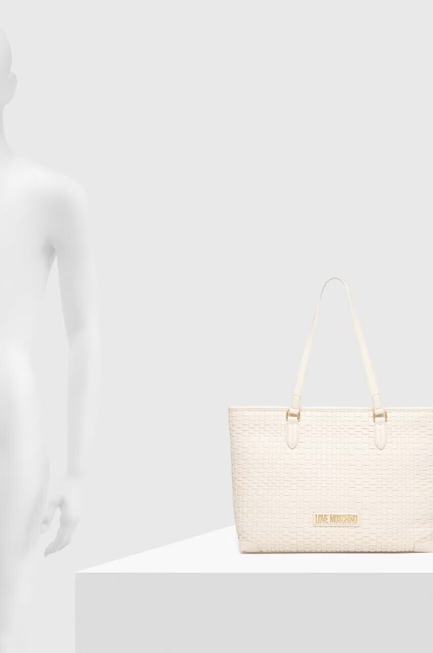 Love Moschino Чанта в бежово - Pepit.bg