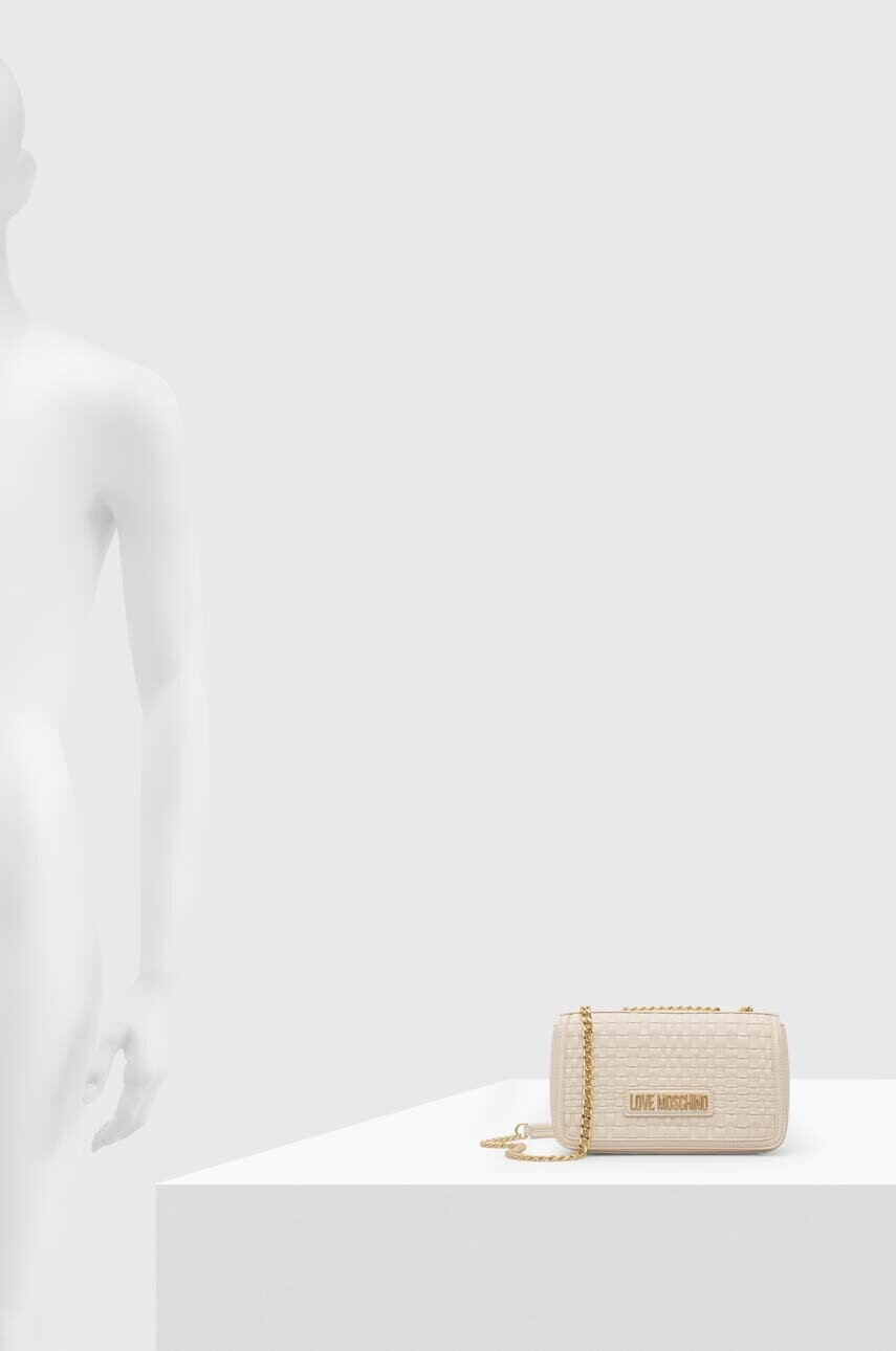 Love Moschino Чанта в бежово - Pepit.bg