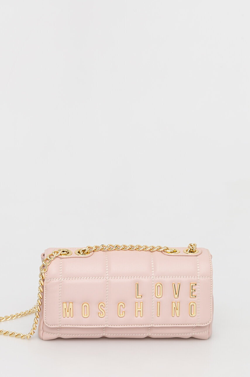 Love Moschino Чанта в розово - Pepit.bg