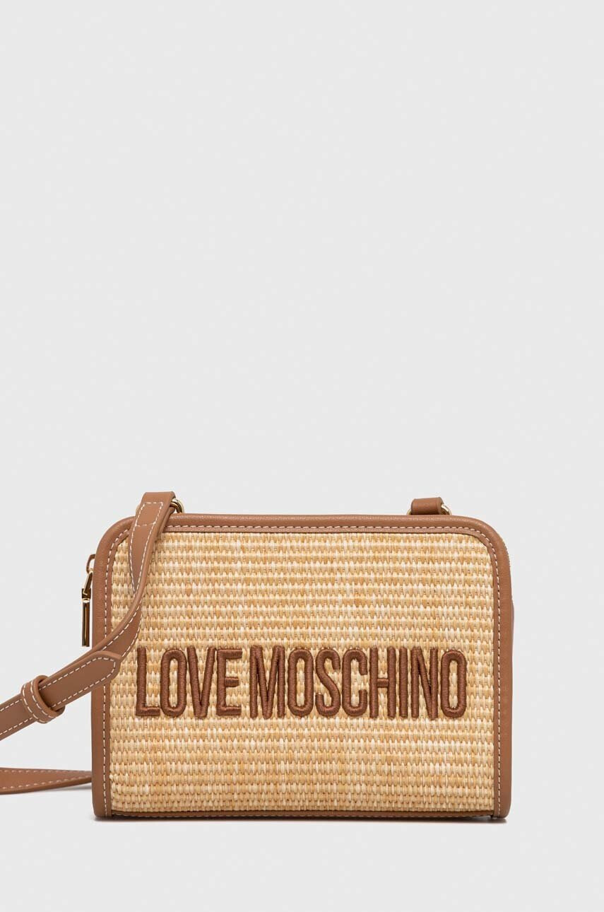 Love Moschino Чанта в бежово - Pepit.bg