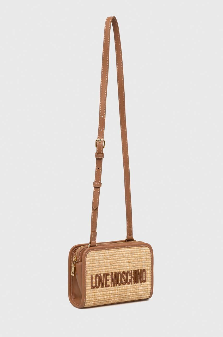Love Moschino Чанта в бежово - Pepit.bg