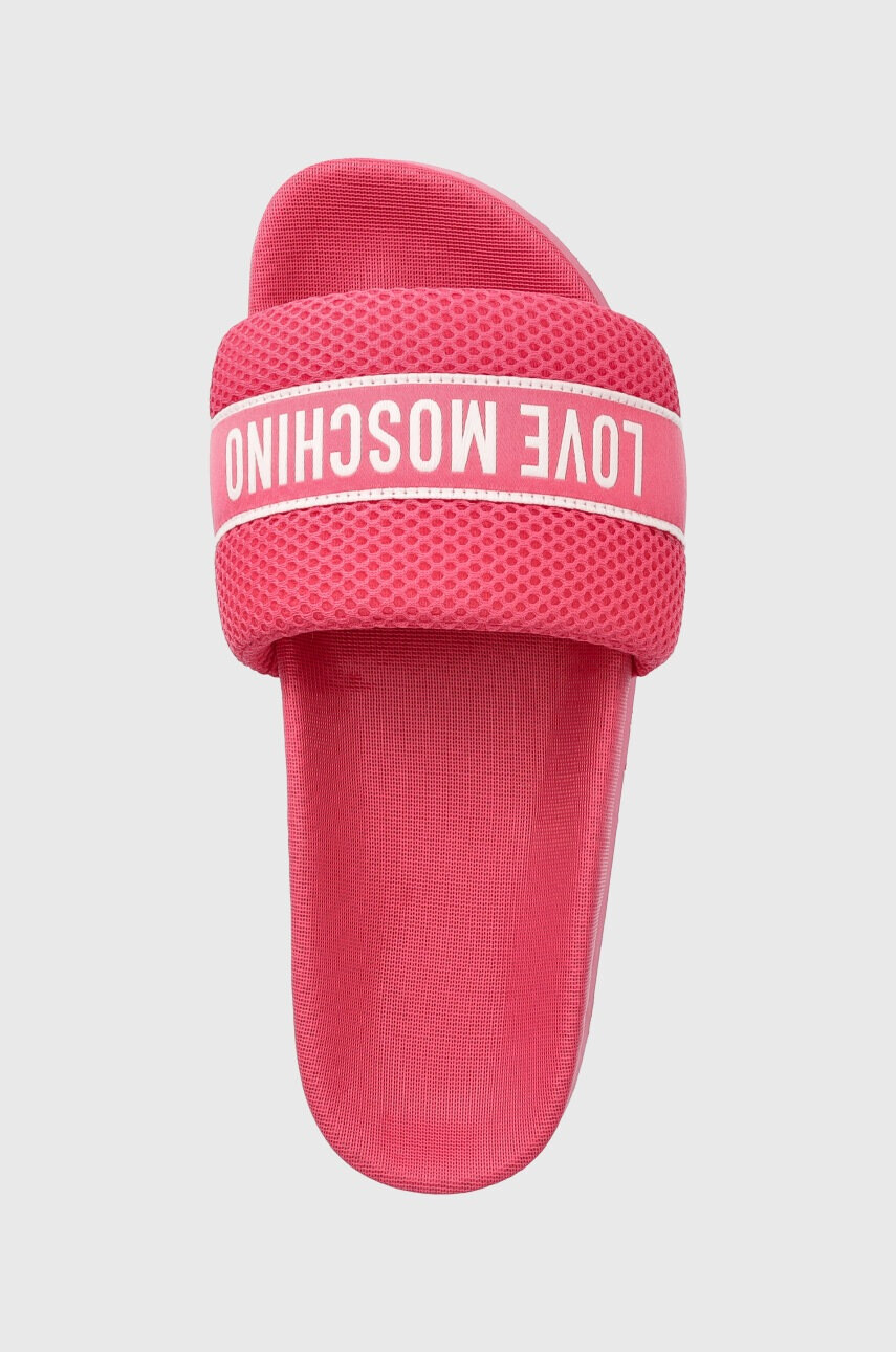 Love Moschino Чехли в розово JA28534G0GIP0604 - Pepit.bg