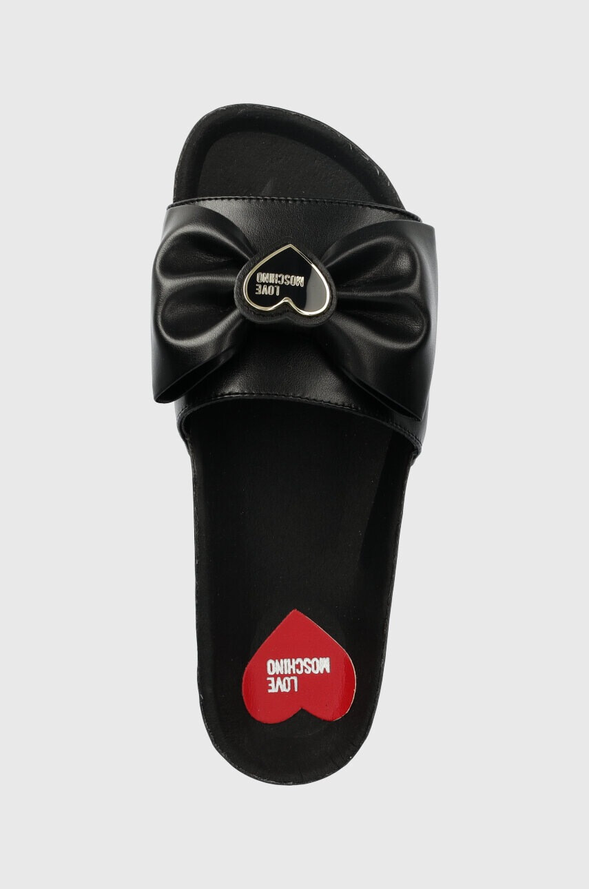 Love Moschino Чехли в черно JA28524G0GIE0000 - Pepit.bg