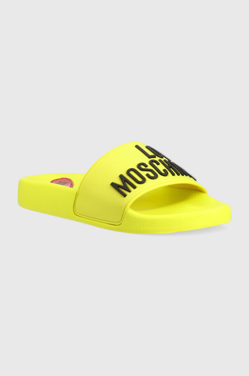 Love Moschino Чехли Sabotd Pool 25 в жълто JA28052G1G - Pepit.bg