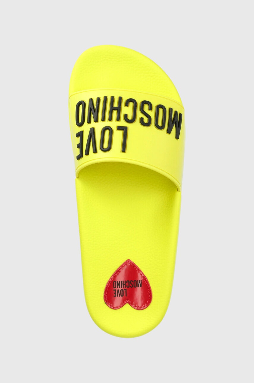 Love Moschino Чехли Sabotd Pool 25 в жълто JA28052G1G - Pepit.bg