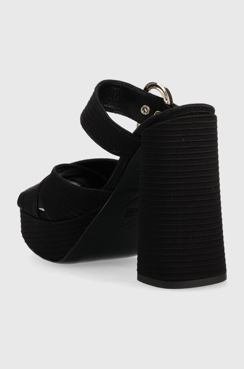 Love Moschino Чехли Sabotd Quadra 120 в черно JA2809CG1G - Pepit.bg