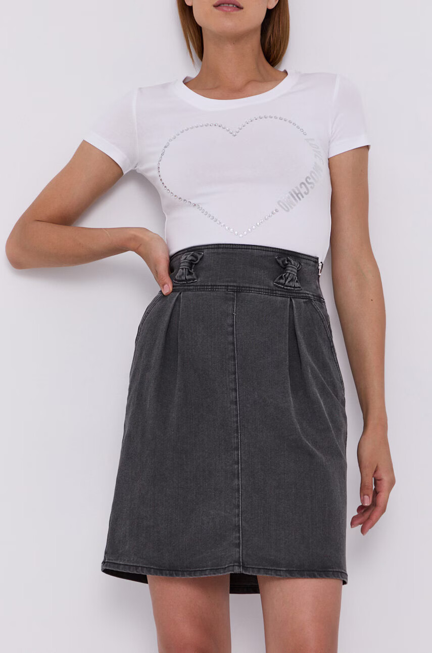 Love Moschino Дънкова пола - Pepit.bg