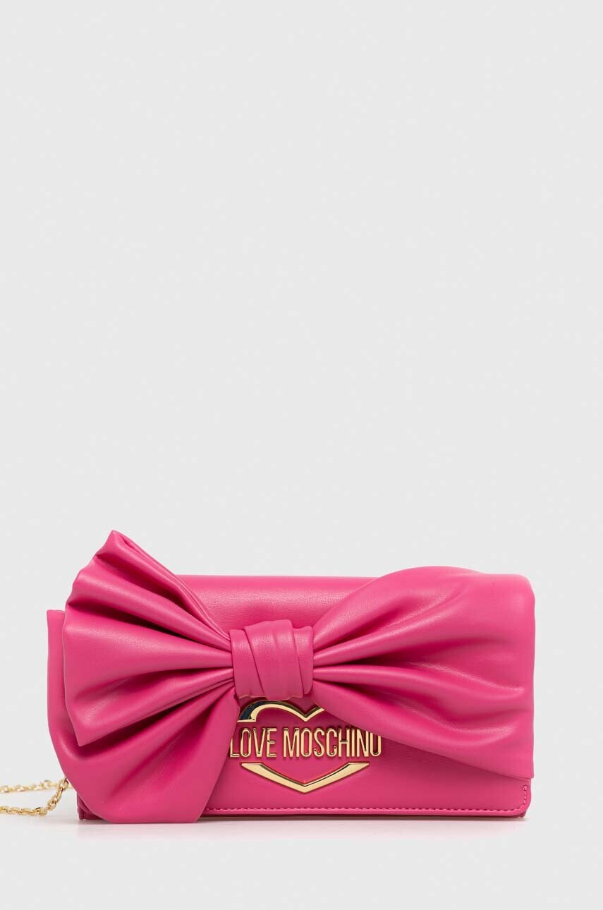 Love Moschino Клъч в розово - Pepit.bg
