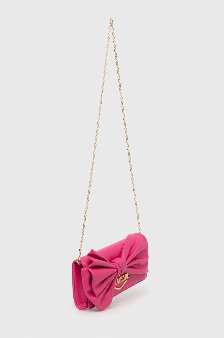 Love Moschino Клъч в розово - Pepit.bg