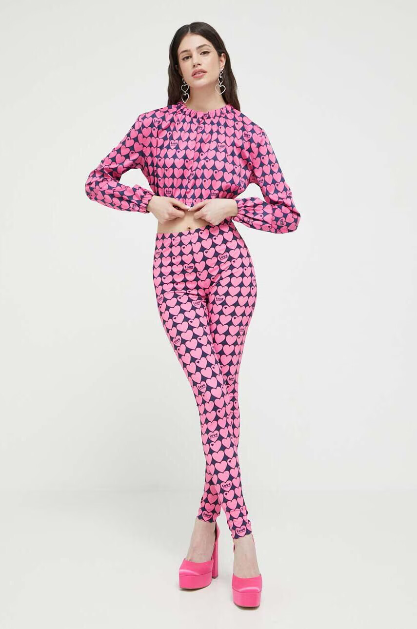 Love Moschino Клин в розово с десен - Pepit.bg