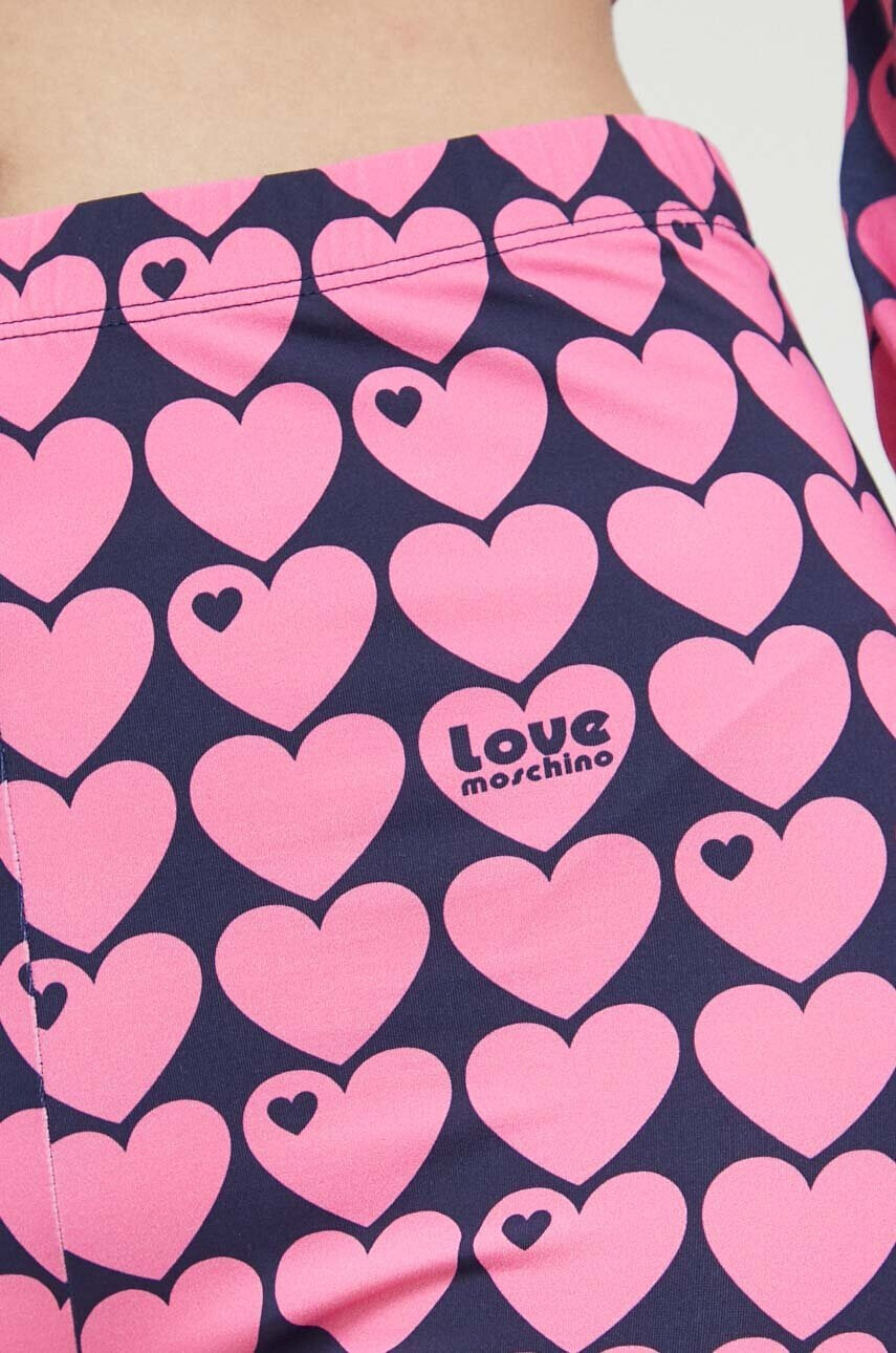 Love Moschino Клин в розово с десен - Pepit.bg