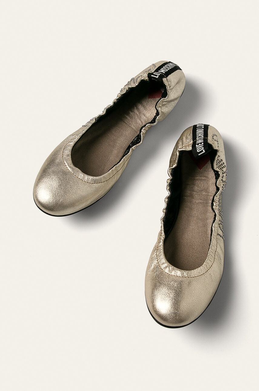 Love Moschino Кожени балеринки - Pepit.bg