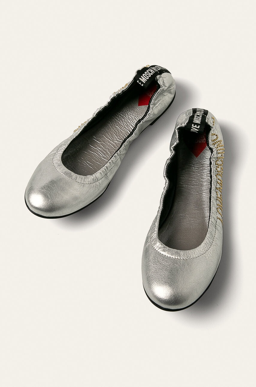 Love Moschino Кожени балеринки - Pepit.bg