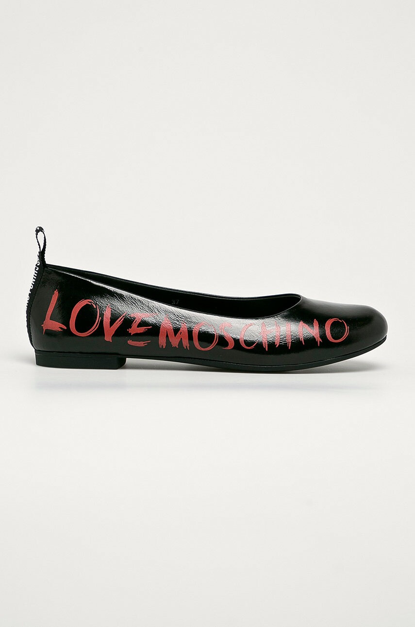 Love Moschino Кожени балеринки - Pepit.bg