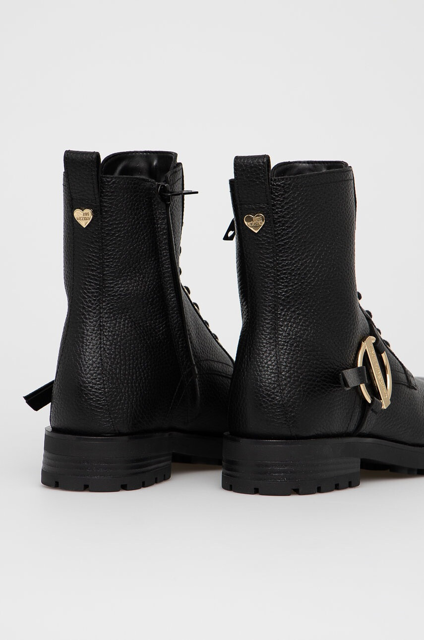 Love Moschino Кожени боти - Pepit.bg