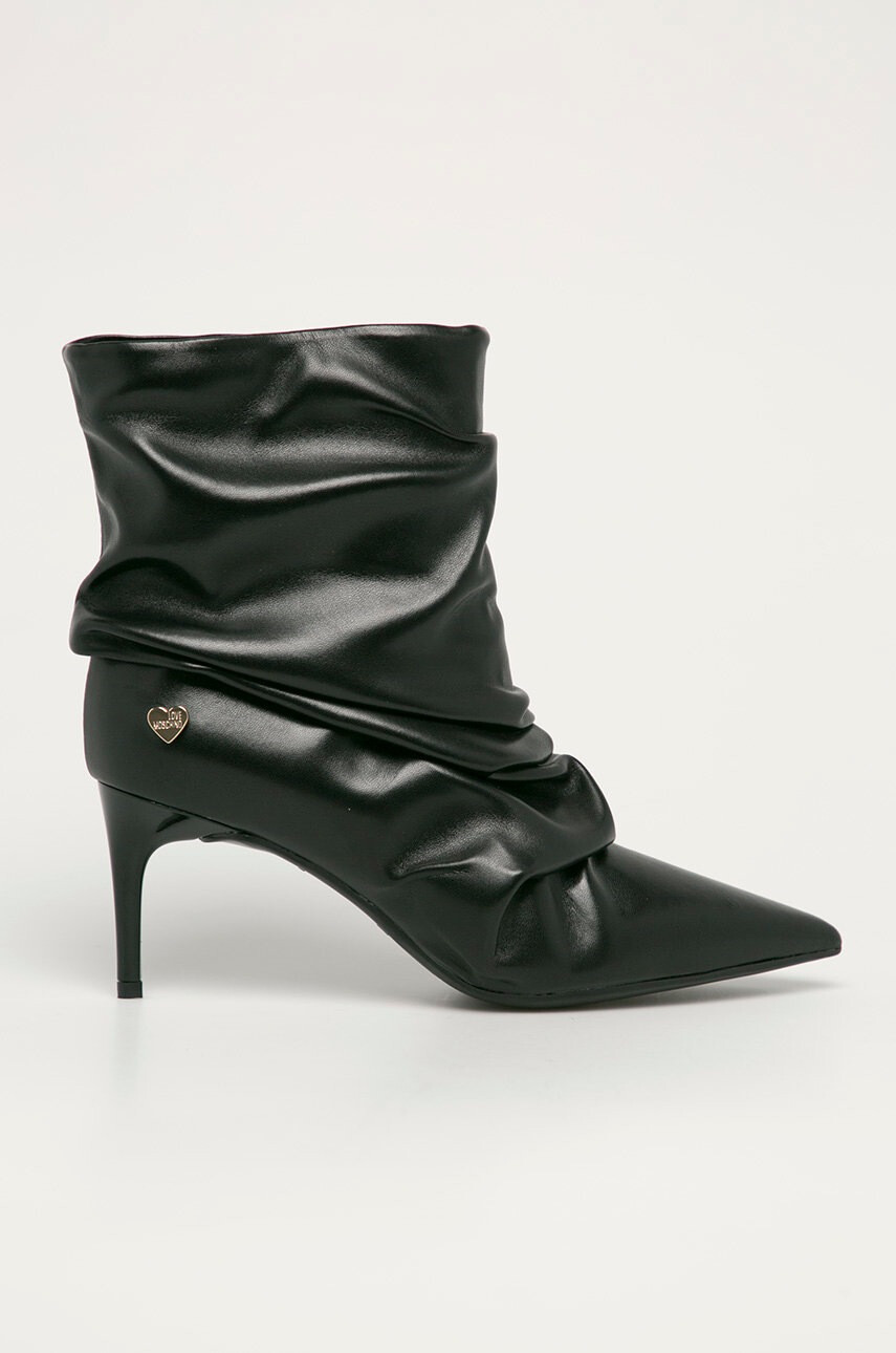 Love Moschino Кожени боти - Pepit.bg