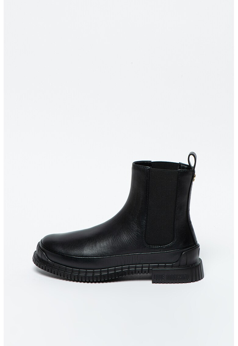 Love Moschino Кожени боти Chelsea - Pepit.bg