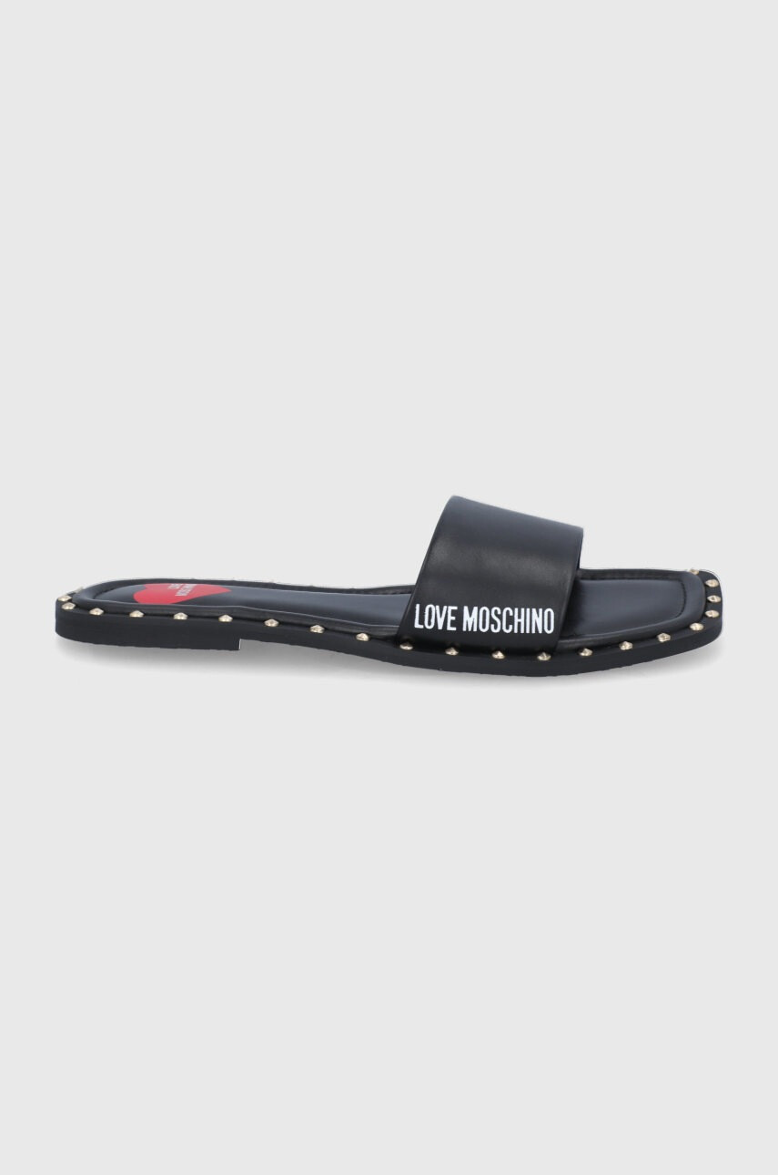 Love Moschino Кожени чехли - Pepit.bg