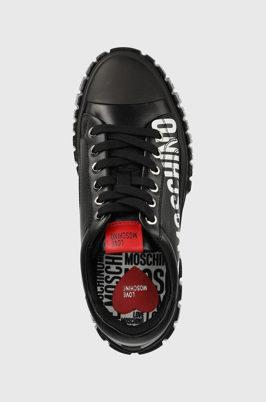 Love Moschino Кожени кецове - Pepit.bg