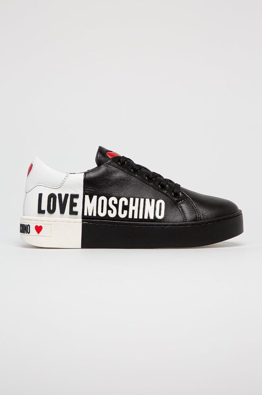 Love Moschino Кожени обувки - Pepit.bg