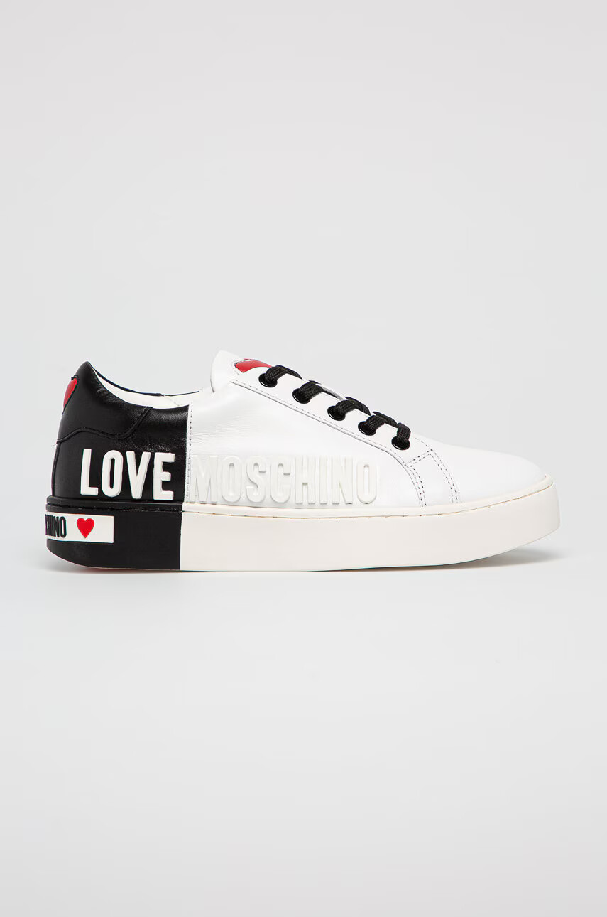 Love Moschino Кожени обувки - Pepit.bg