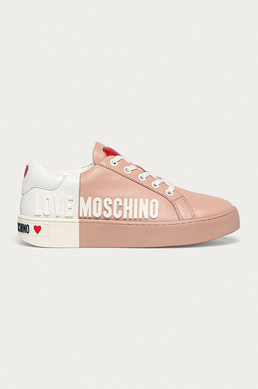 Love Moschino Кожени обувки - Pepit.bg