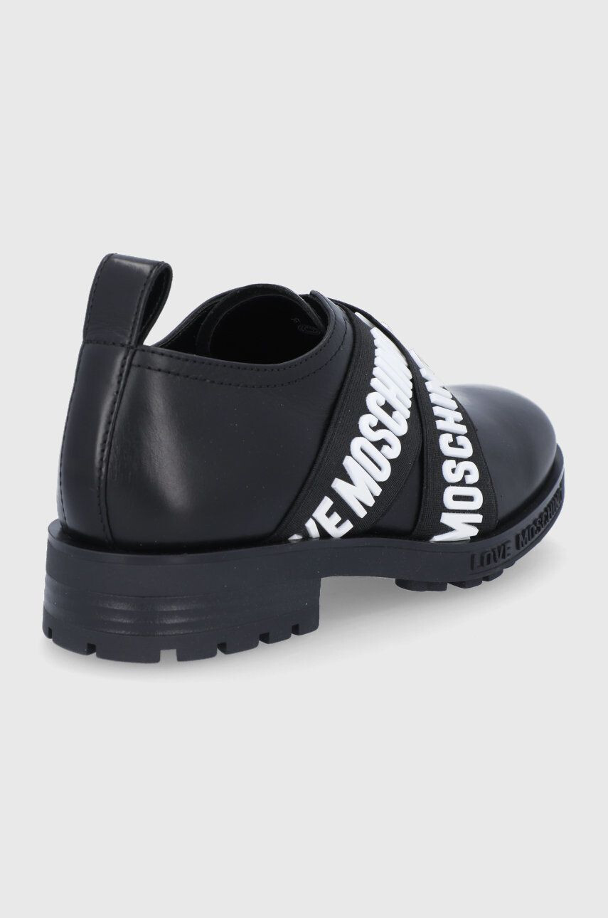 Love Moschino Кожени половинки обувки - Pepit.bg