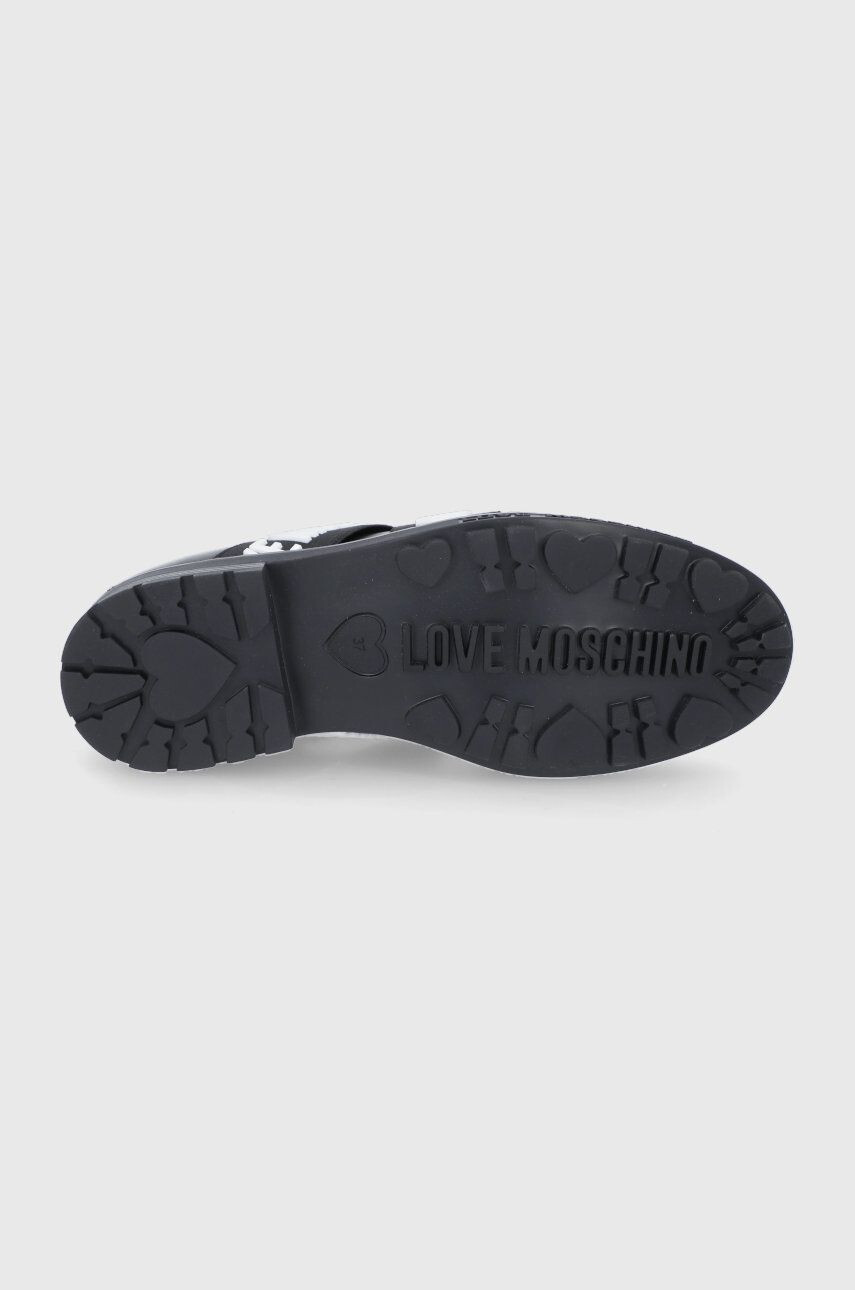 Love Moschino Кожени половинки обувки - Pepit.bg