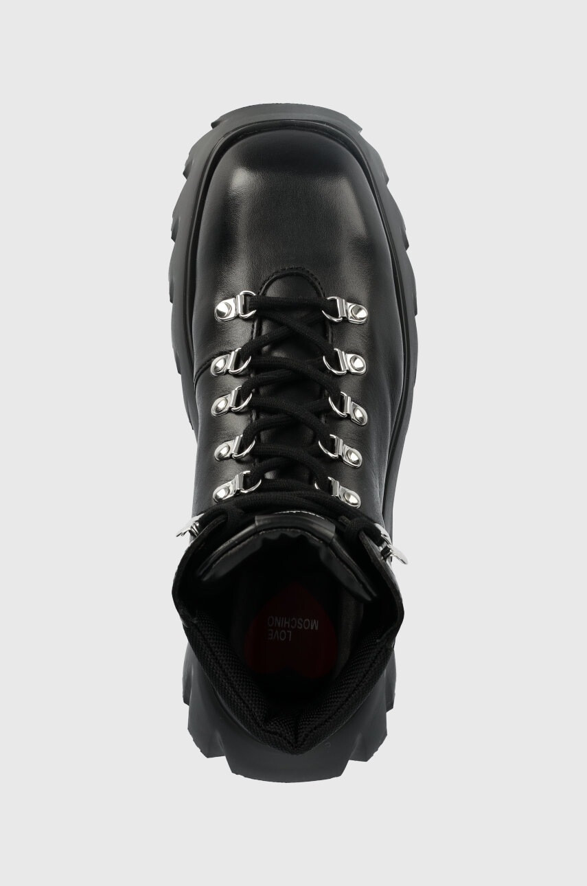 Love Moschino Кубинки в черно с платформа - Pepit.bg