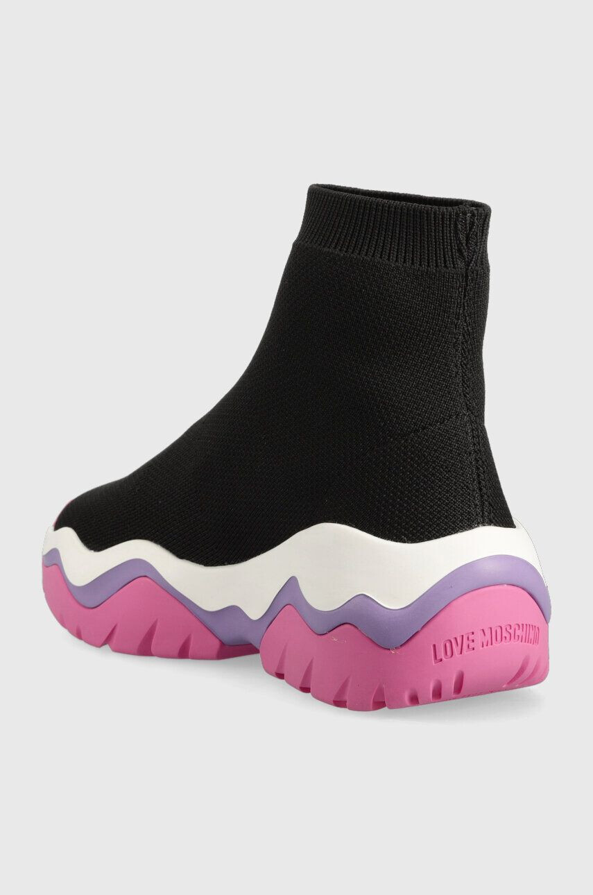 Love Moschino Маратонки Sneakerd Roller 45 в черно JA15574G1G - Pepit.bg