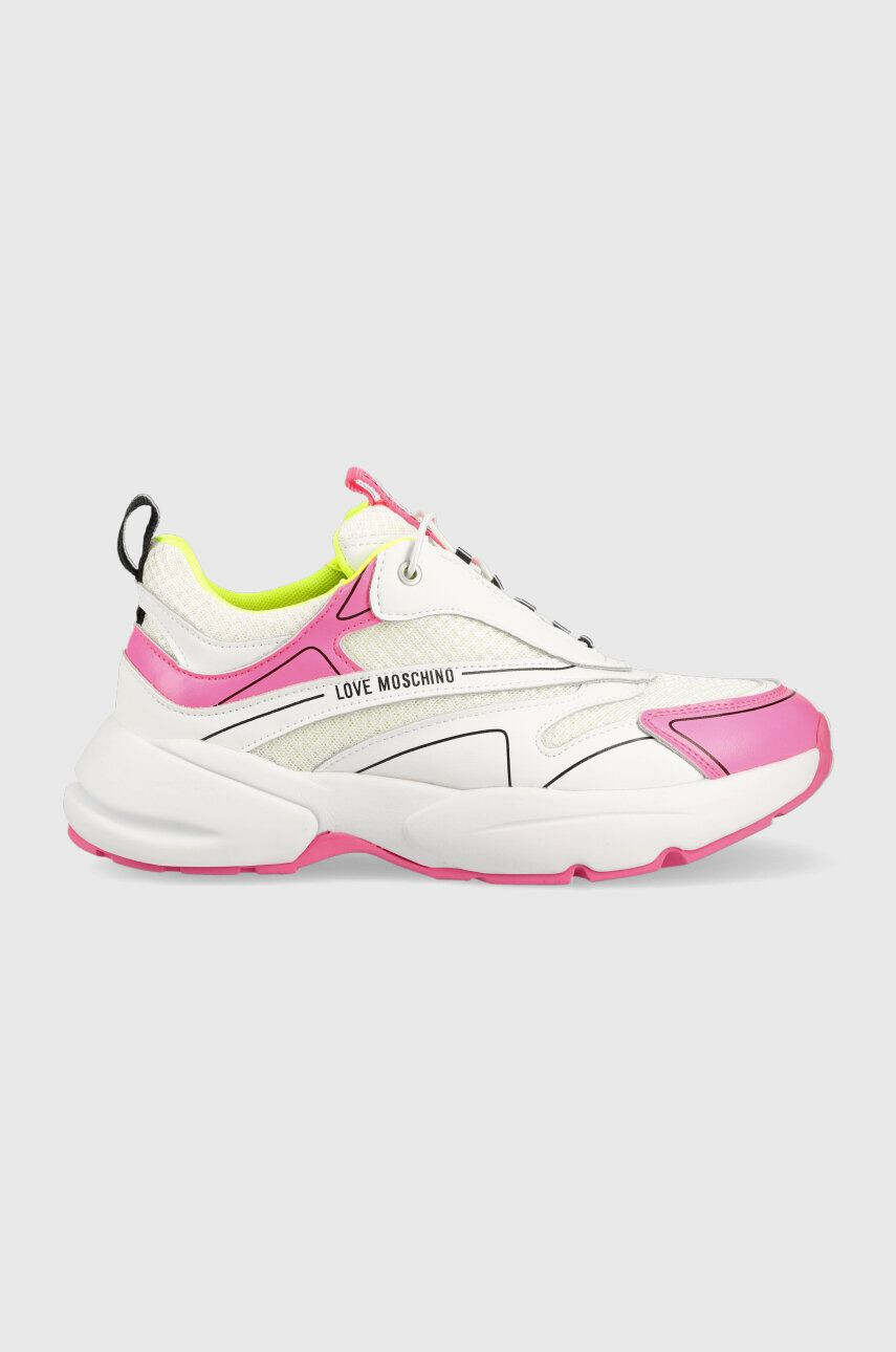 Love Moschino Маратонки Sneakerd Sporty 50 в бяло JA15025G1G - Pepit.bg