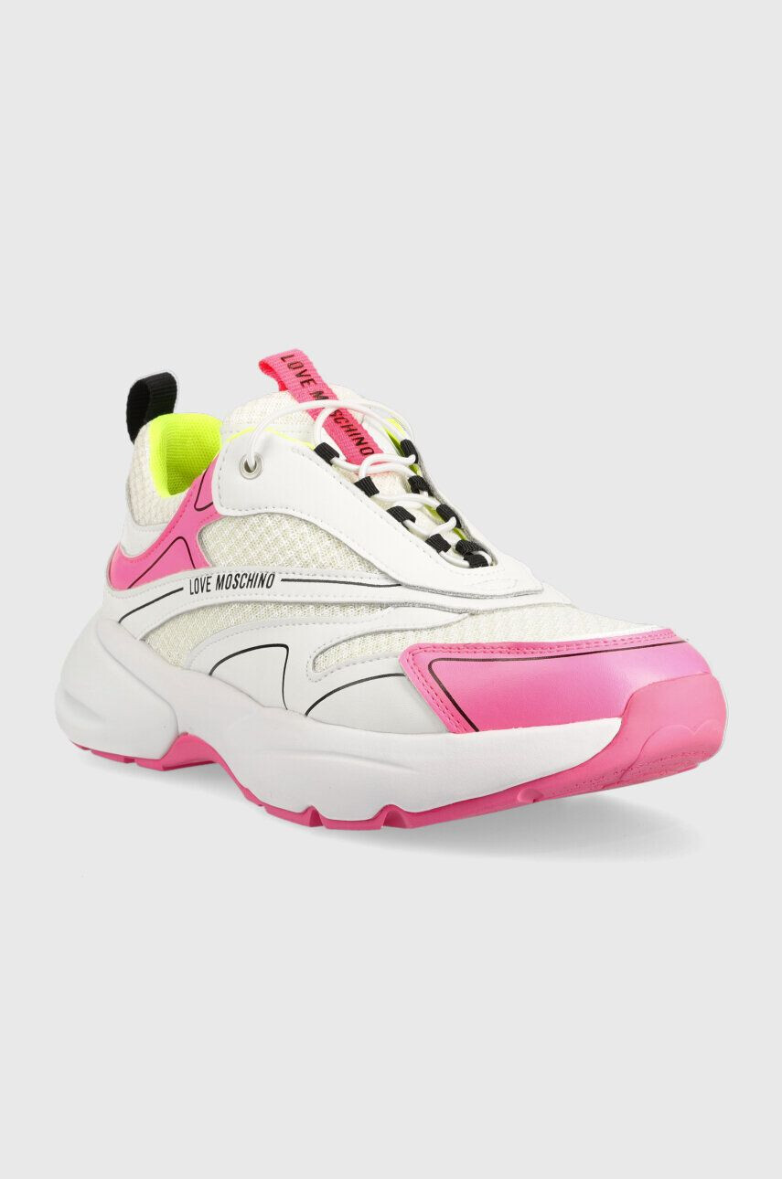 Love Moschino Маратонки Sneakerd Sporty 50 в бяло JA15025G1G - Pepit.bg