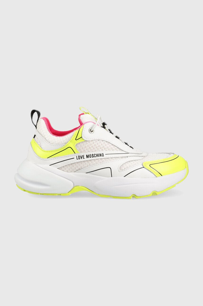 Love Moschino Маратонки Sneakerd Sporty 50 в бяло JA15025G1G - Pepit.bg