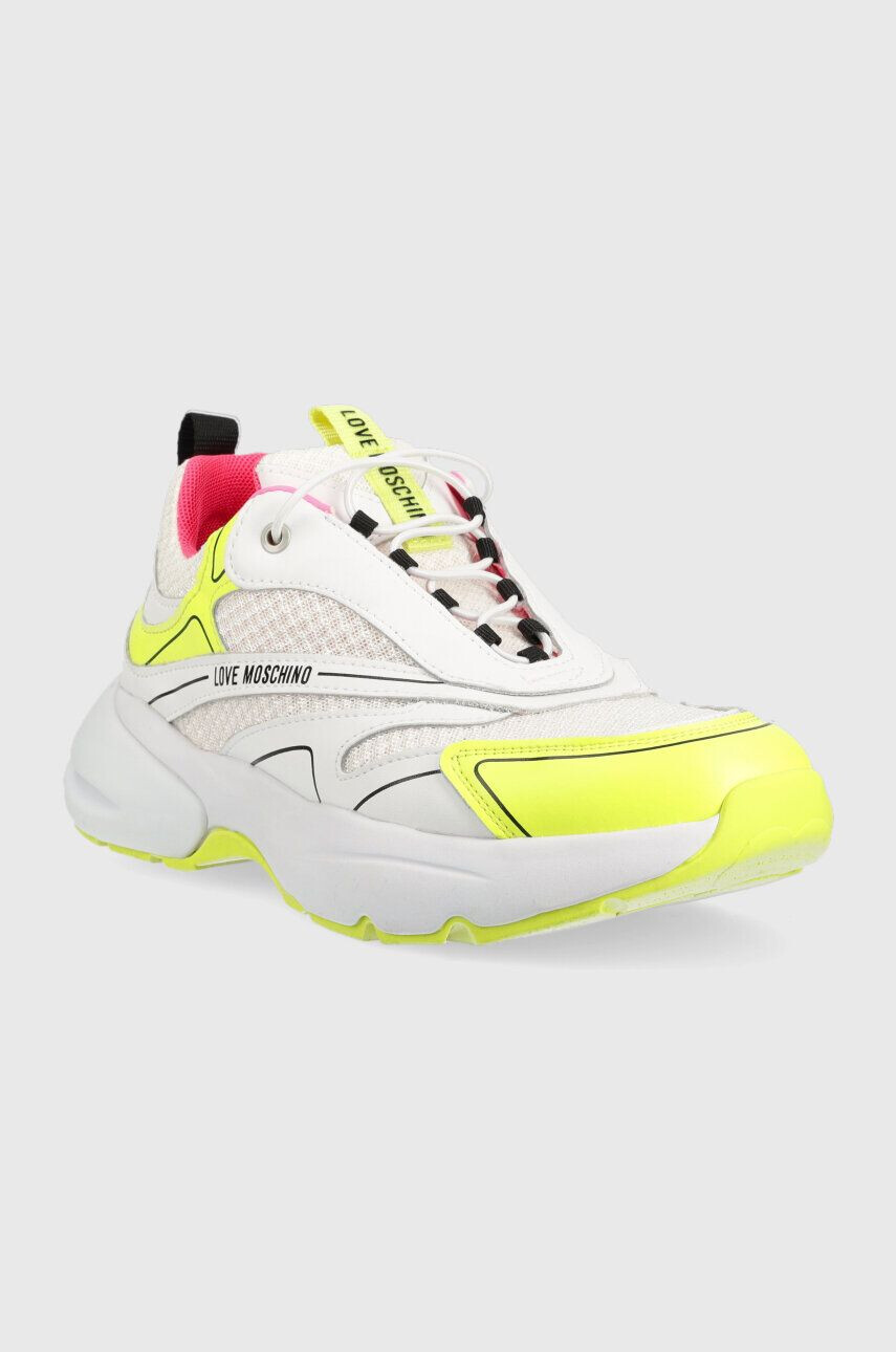 Love Moschino Маратонки Sneakerd Sporty 50 в бяло JA15025G1G - Pepit.bg