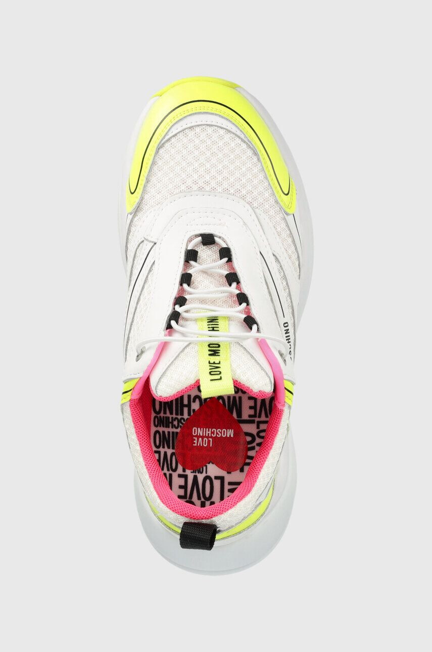 Love Moschino Маратонки Sneakerd Sporty 50 в бяло JA15025G1G - Pepit.bg