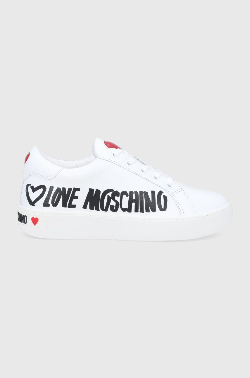 Love Moschino Обувки в черно с равна подметка - Pepit.bg